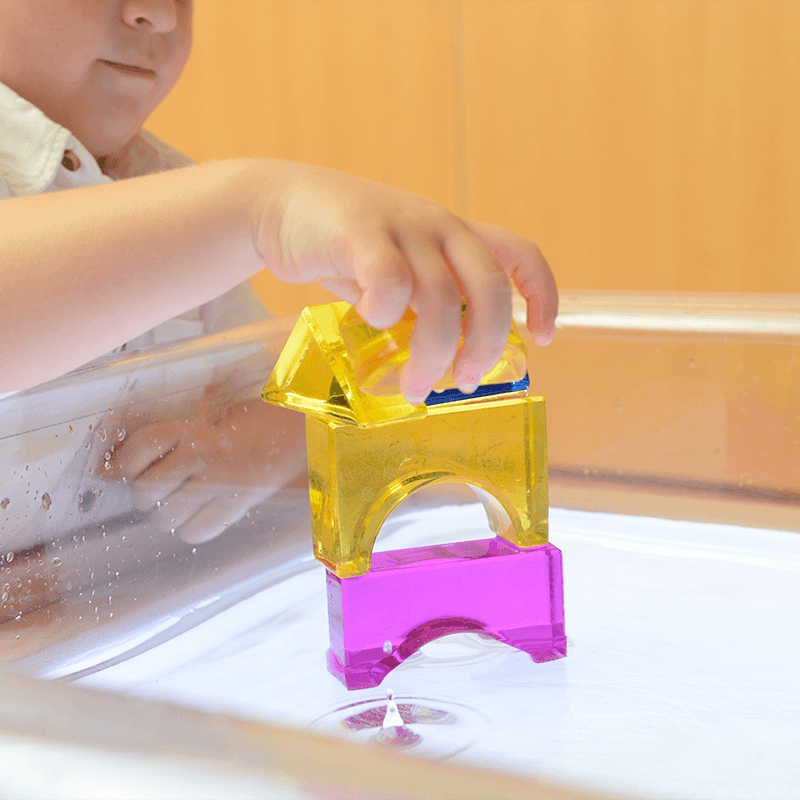 Montessori STEM polycarbonate water tray for kids