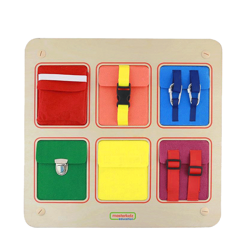 Montessori learning wall panel