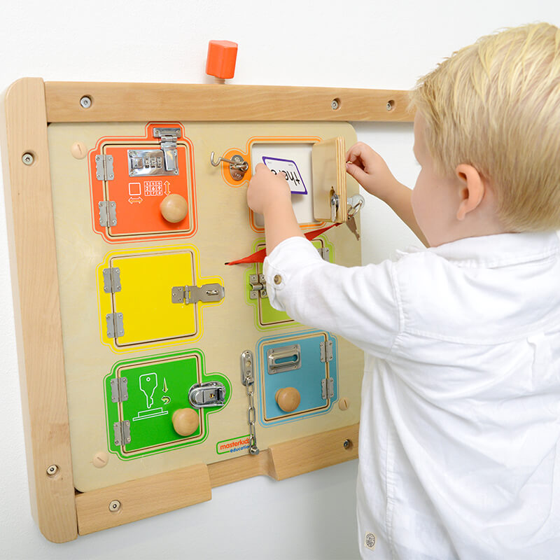 interactive locker activity panel