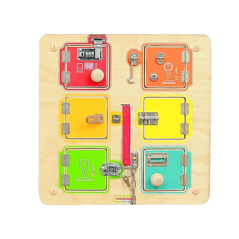 Montessori fine motor skills activity board