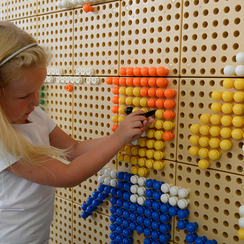 Masterkidz STEM Wall Pegs Set 1 – Ideal for introducing children to logical thinking and problem-solving with hands-on play.