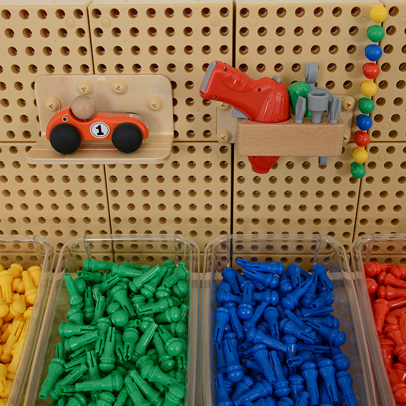 Masterkidz STEM Wall Pegs Set 1 – Great for classroom activities, helping children develop coordination and spatial awareness.