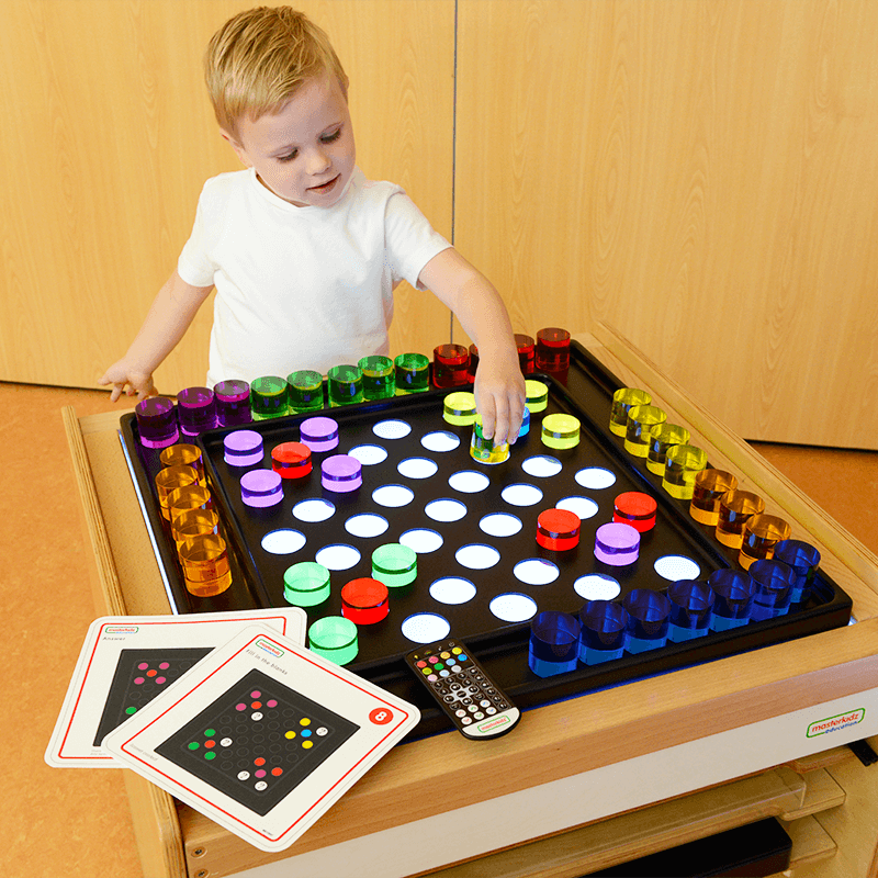 Translucent acrylic learning toy for kids