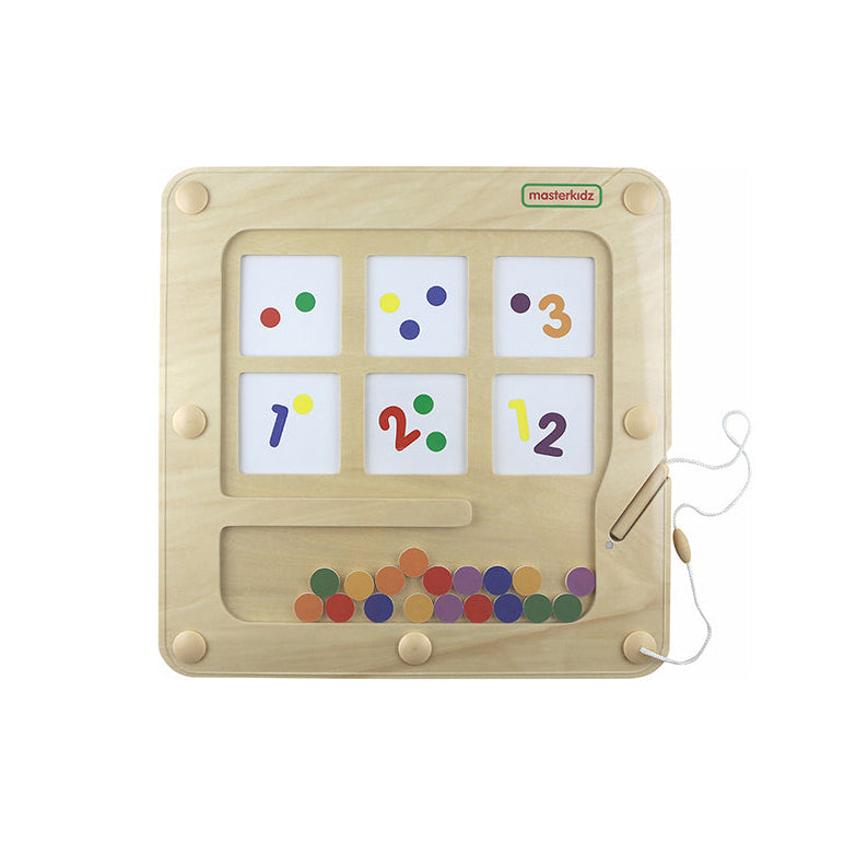 Early math magnetic maze toy for number and quantity learning
