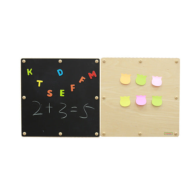 Masterkidz STEM Wall Magnetic Chalk Board for interactive learning