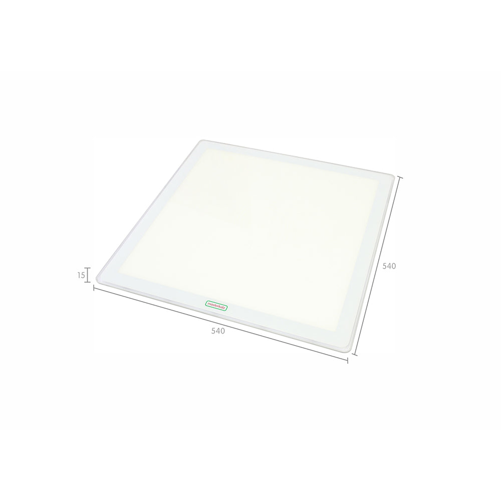 Montessori-inspired LED light panel for creative play and storytelling