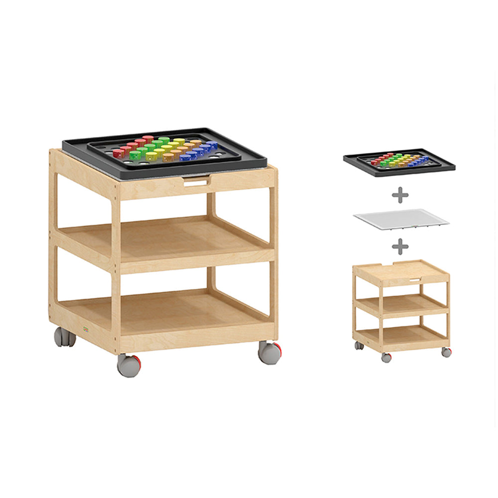 Kids LED light panel for colour recognition and fine motor development