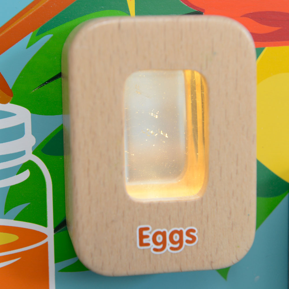 Visual science learning wall element for biology