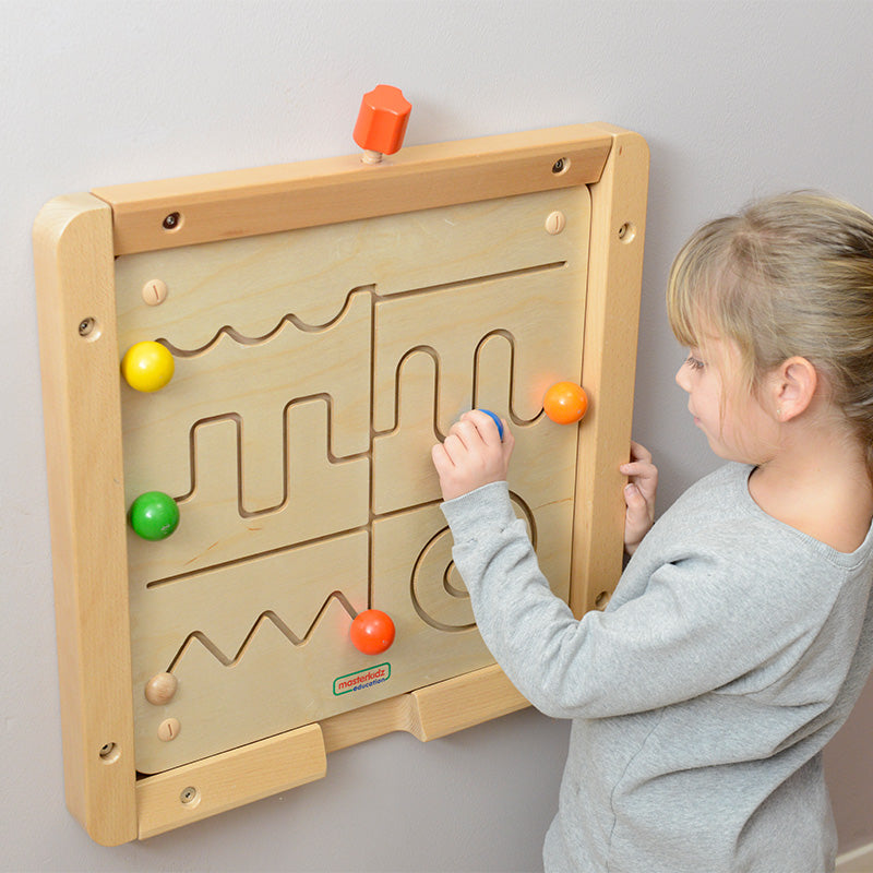 Toddler educational toy – Masterkidz interactive sliding maze for shape recognition and dexterity