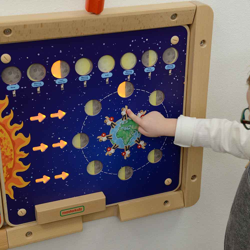 Durable design suitable for classroom or wall mounting.