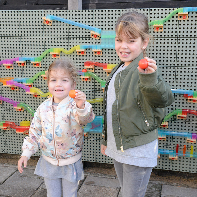 Masterkidz Outdoor STEM WALL 200L x 200H Triangular Wall Panel 2 Piece Set-Endless Learning Opportunities for Kids