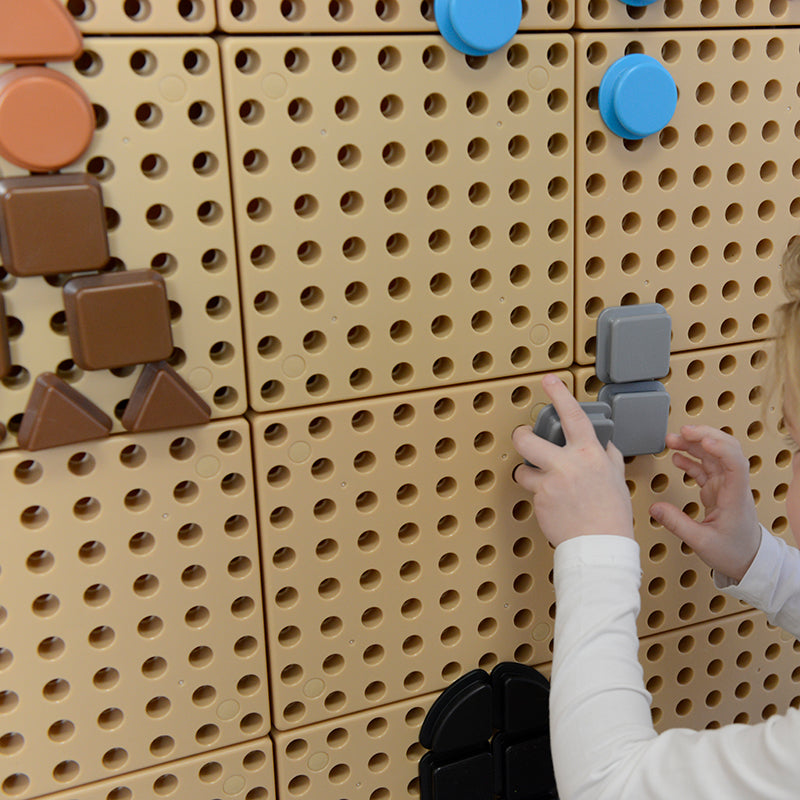 Hands-on STEM learning with Masterkidz 64-Piece Geometric Shapes Set in classrooms and learning spaces.