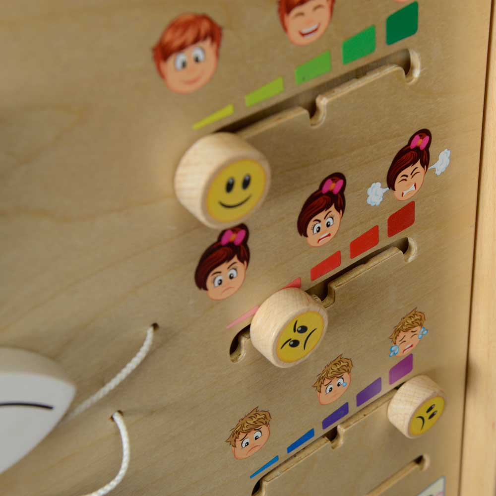 Feelings recognition activity board for early childhood education