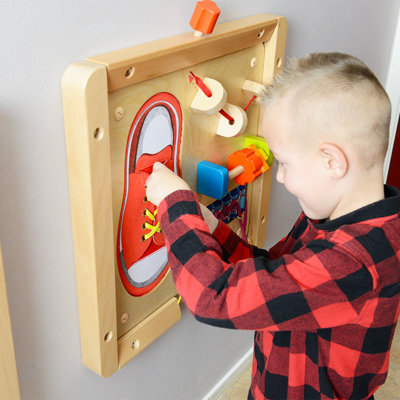 Toddler educational toy – Manual Dexterity Board III for concentration and precision