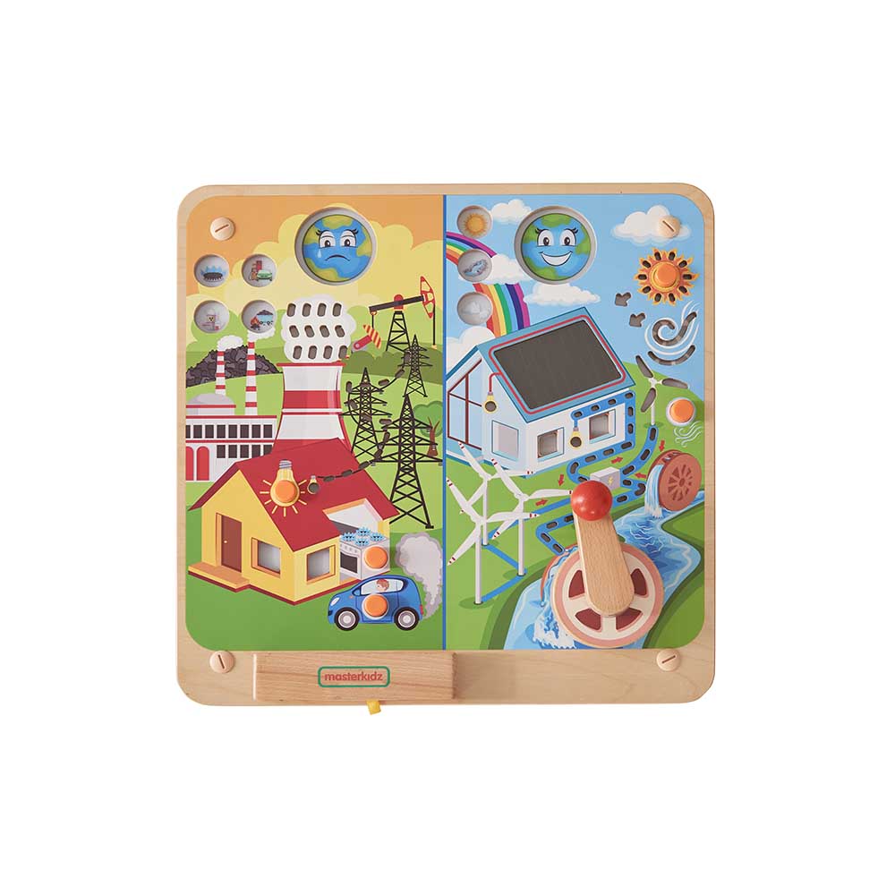 Masterkidz renewable and non-renewable energy education wall panel