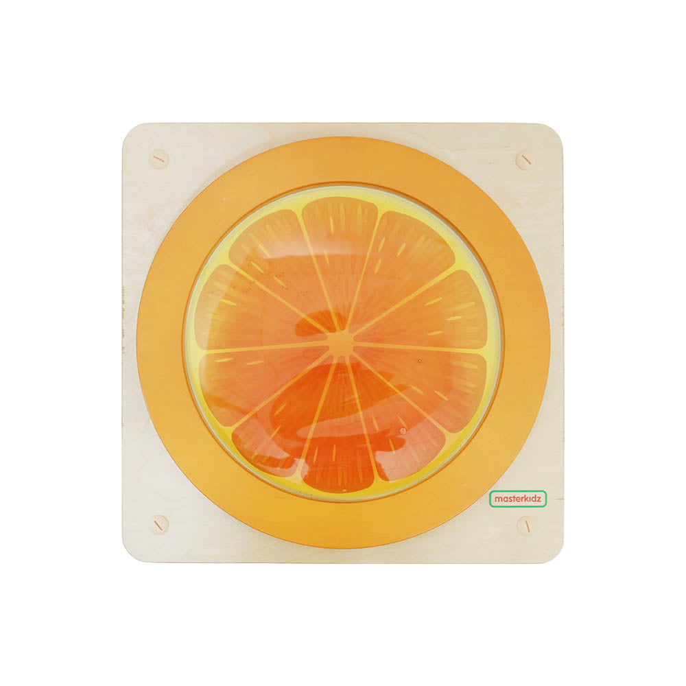 Masterkidz sensory training orange slice wall element for children