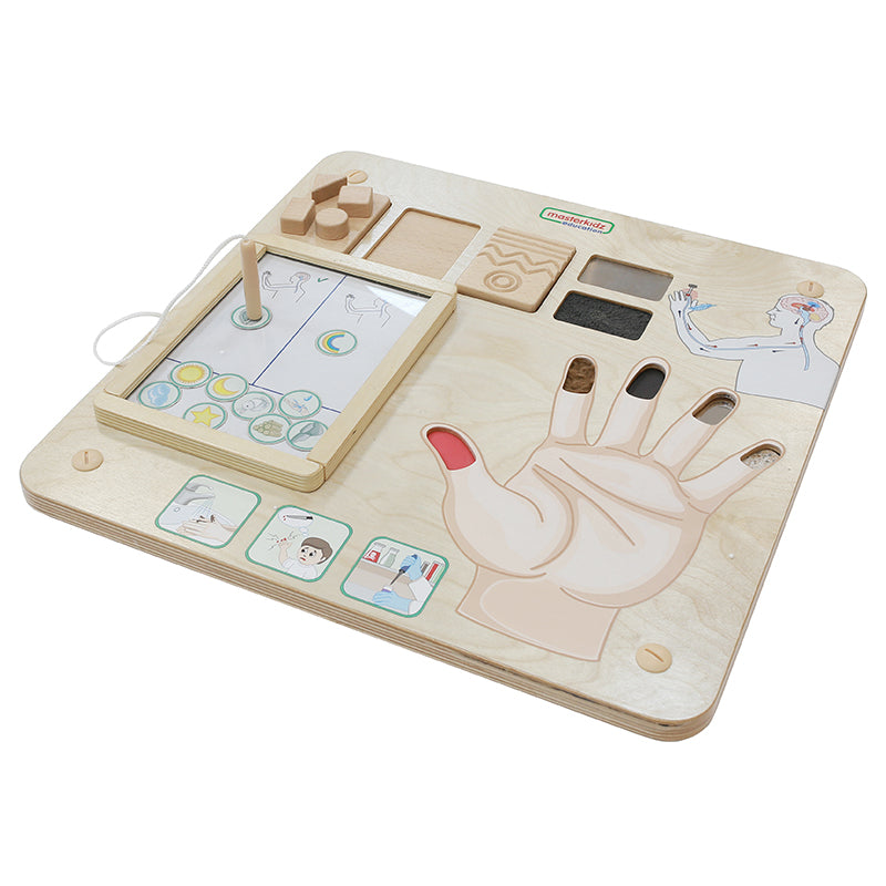 Masterkidz wall elements – durable wooden panel with various textured surfaces