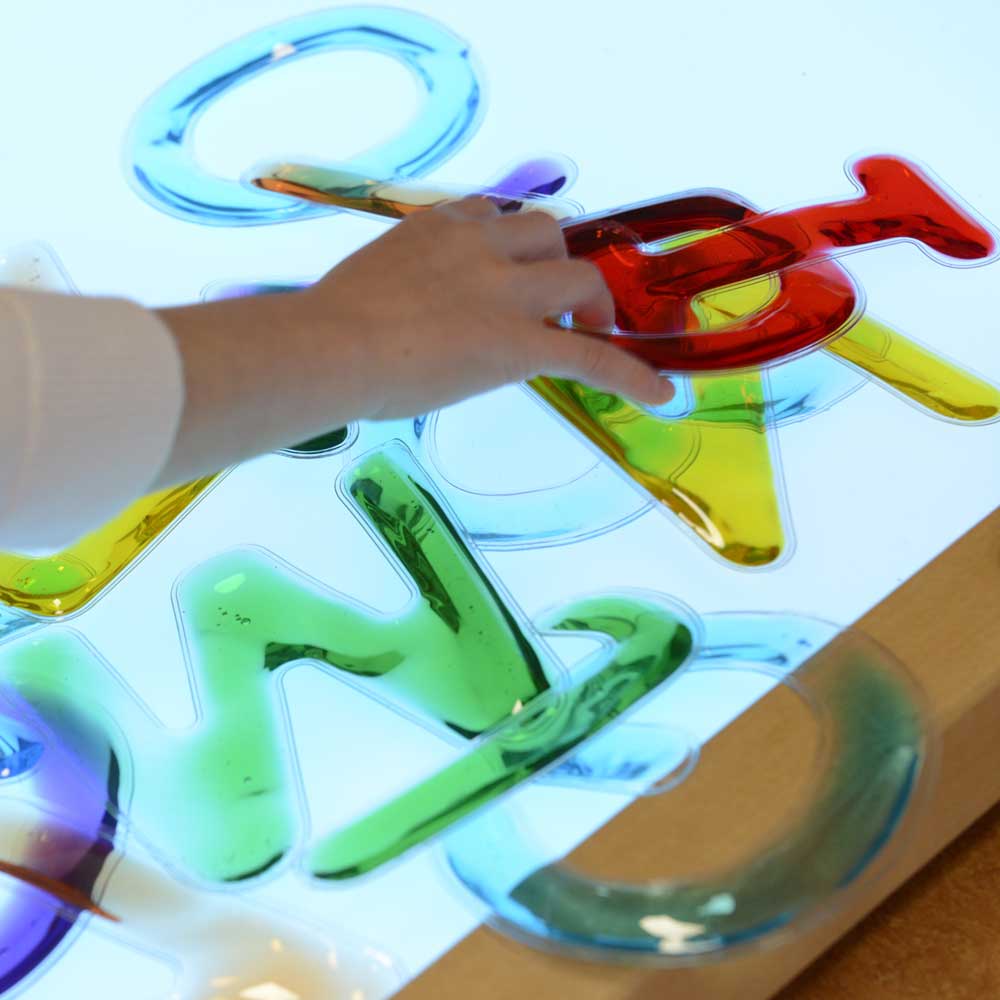 Colourful soft characters ideal for light table tracing activities.