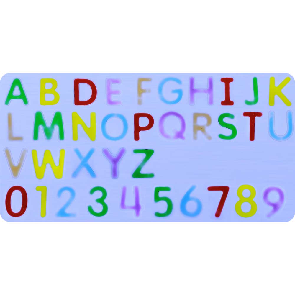 Masterkidz Squashy Alphabet & Numbers Toy – 36-Piece Sensory Set