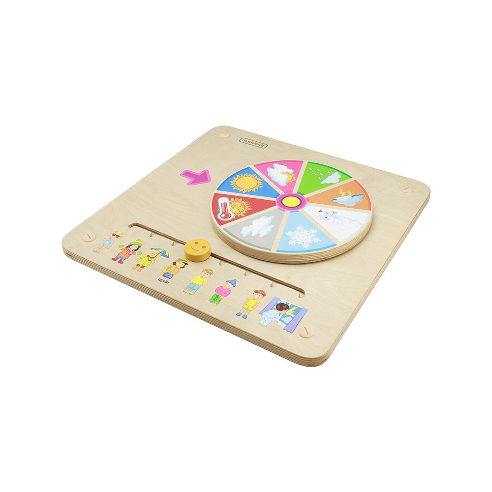 Montessori daily life skills weather wall element