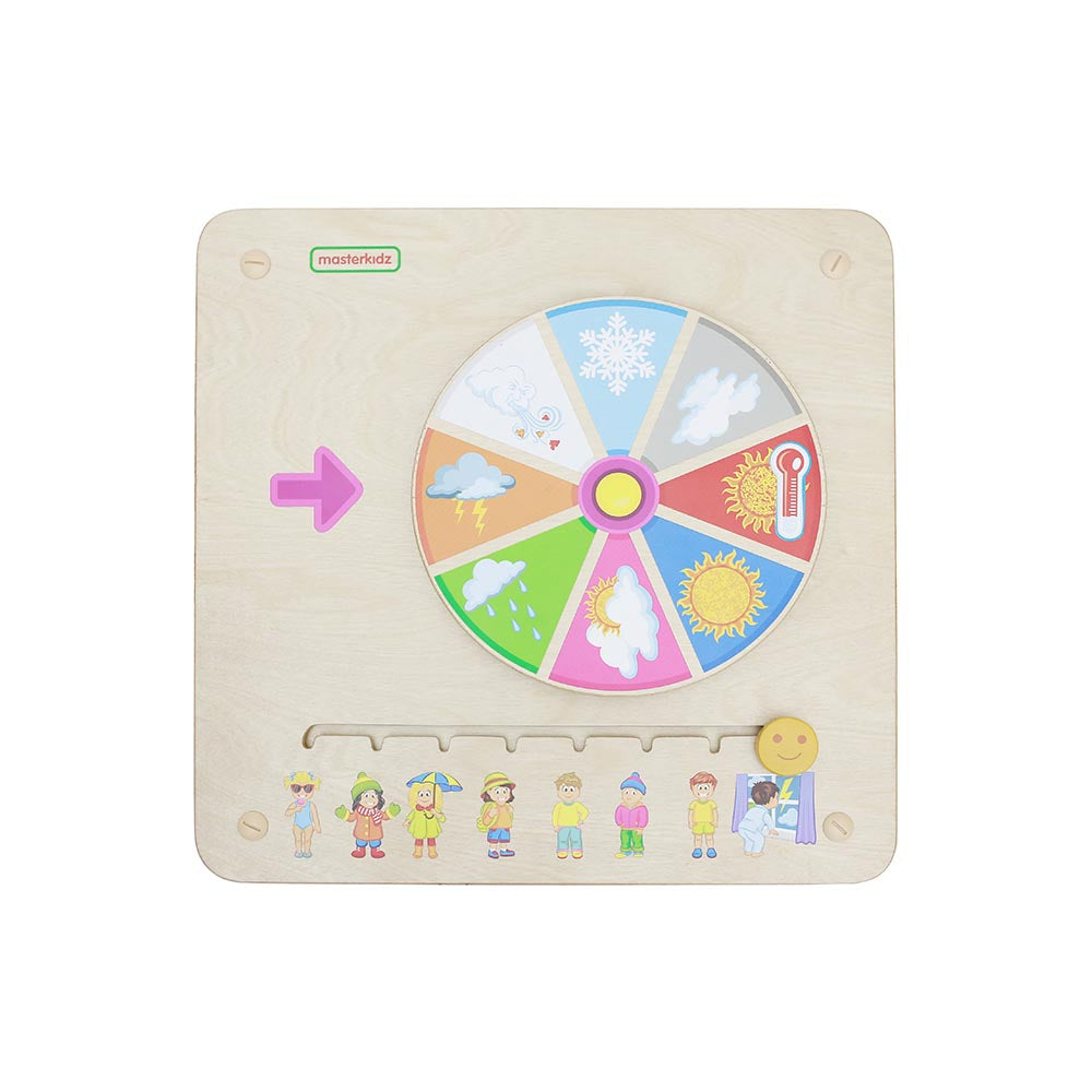Today’s weather Montessori wall learning board for kids