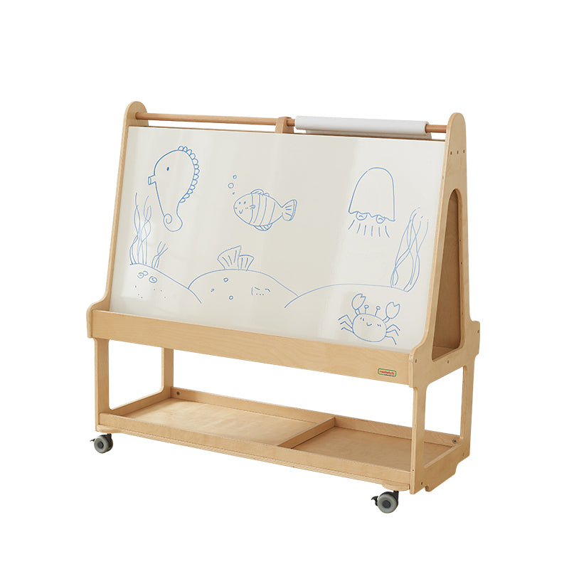 Eco-friendly European plywood art easel for children