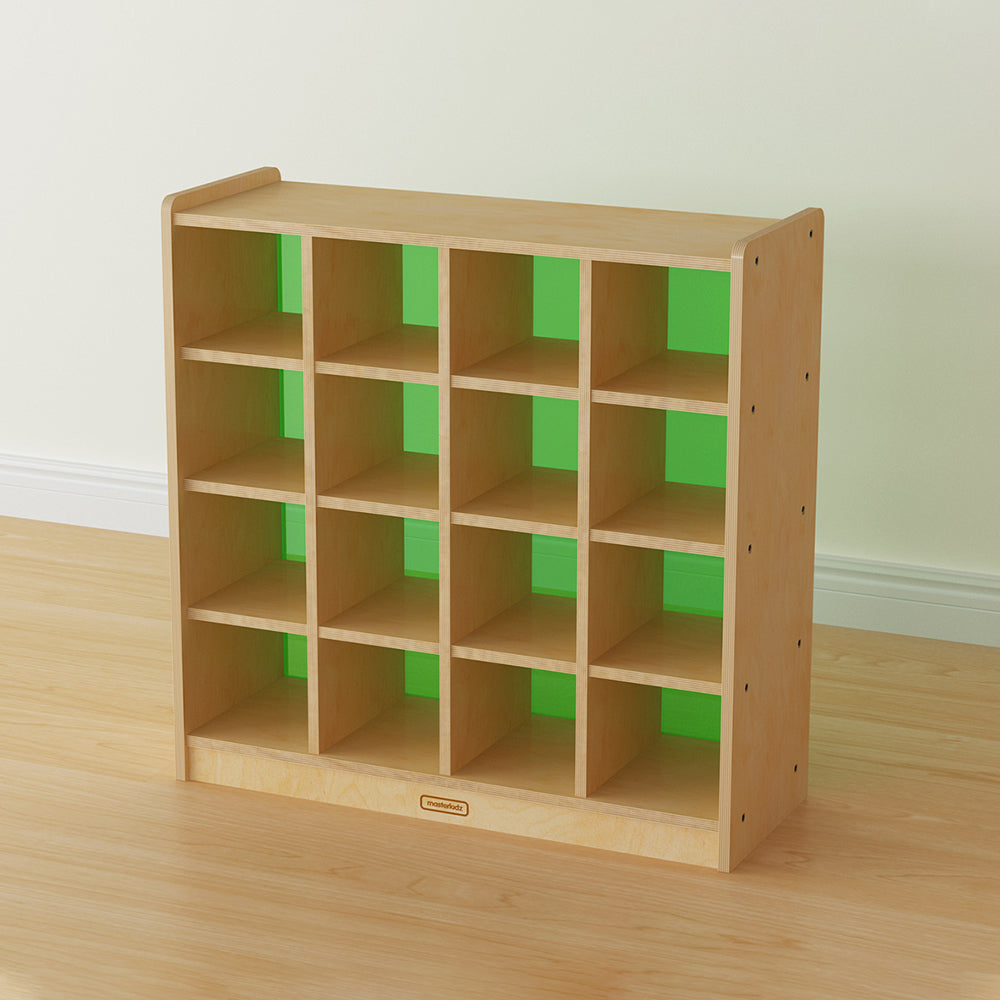 Birch plywood shelving unit