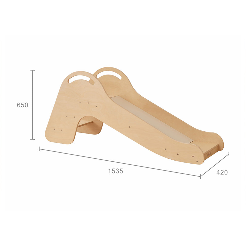 Toddler climbing stairs and slide by Masterkidz