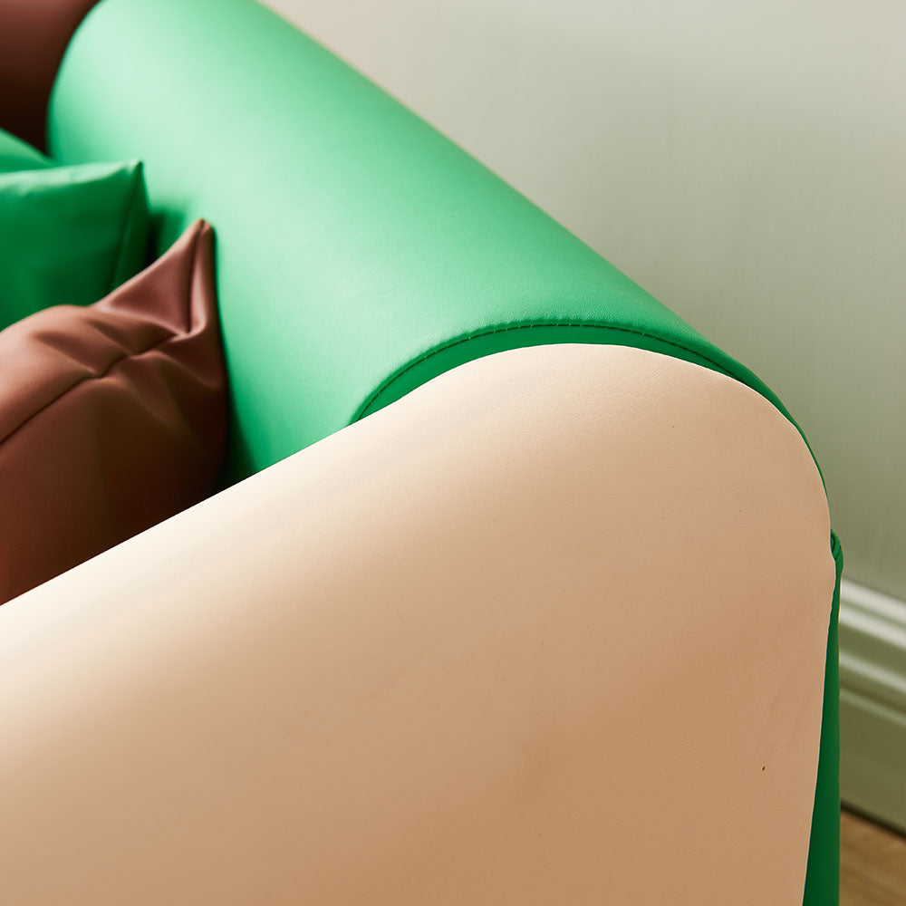 Soft PVC kids corner sofa for ages 3+