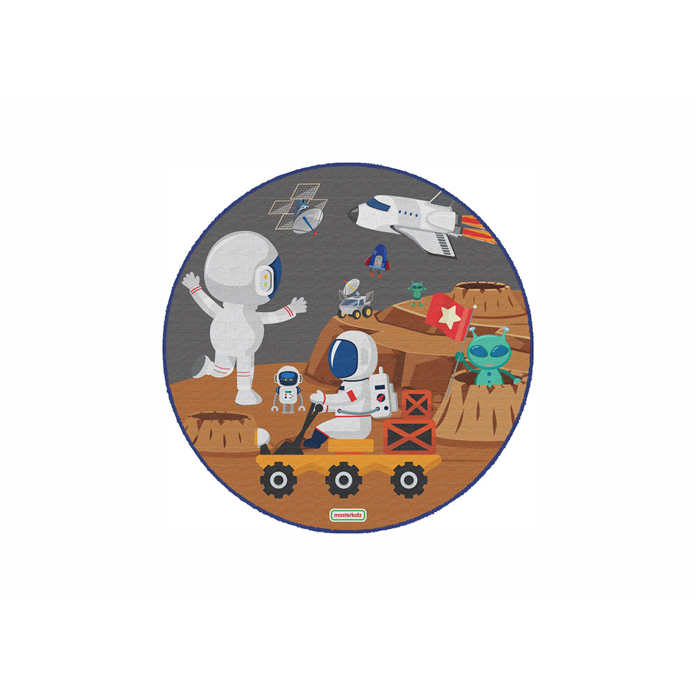 Space-themed playroom rug by Masterkidz