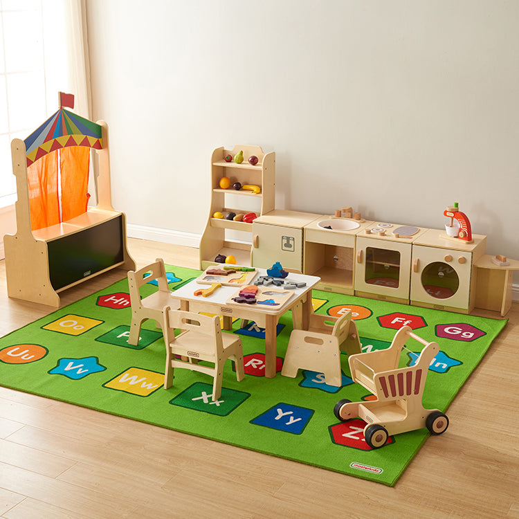 Toddler toy kitchen for early learning