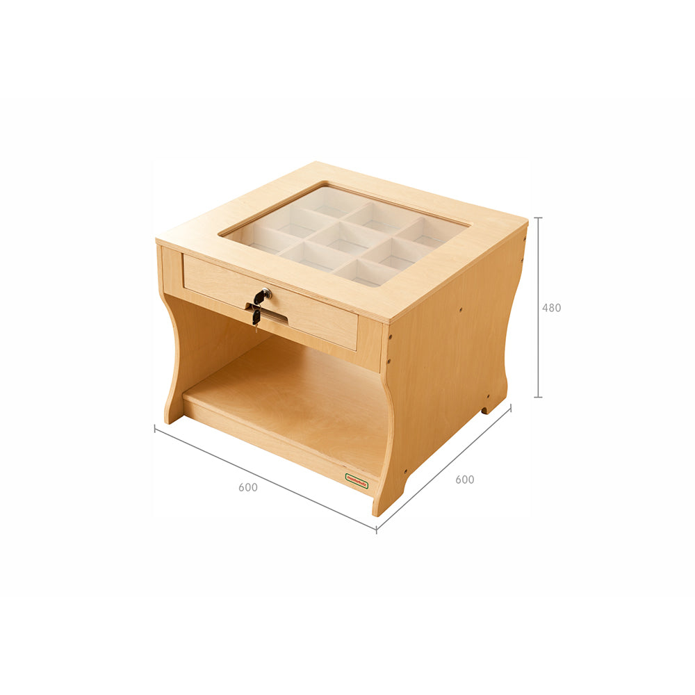  Science Learning Series: 9-Compartment Observation Table size
