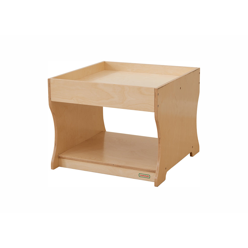 Masterkidz Science Learning Series Activity Table in natural birch wood finish.