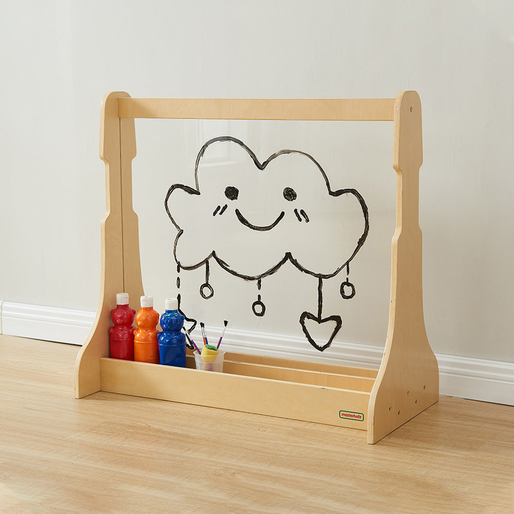 Clear acrylic painting window ideal for water-based paints and markers.