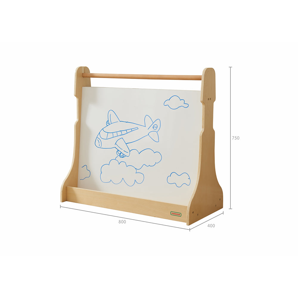 Stable floor-standing design ideal for group activities and shared creativity.