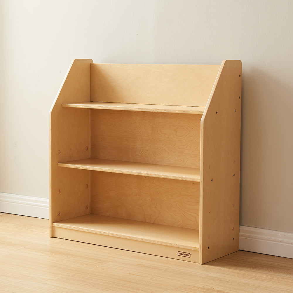 Masterkidz 800H x 800L Display Shelf – Wooden organizer for kids’ books, toys, and STEM materials