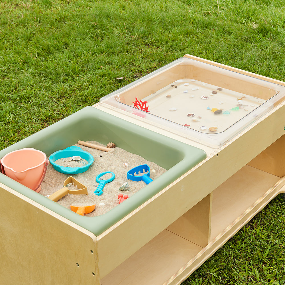 Masterkidz Mobile Discovery: Dual-Zone Sand &amp&Water Sensory Station