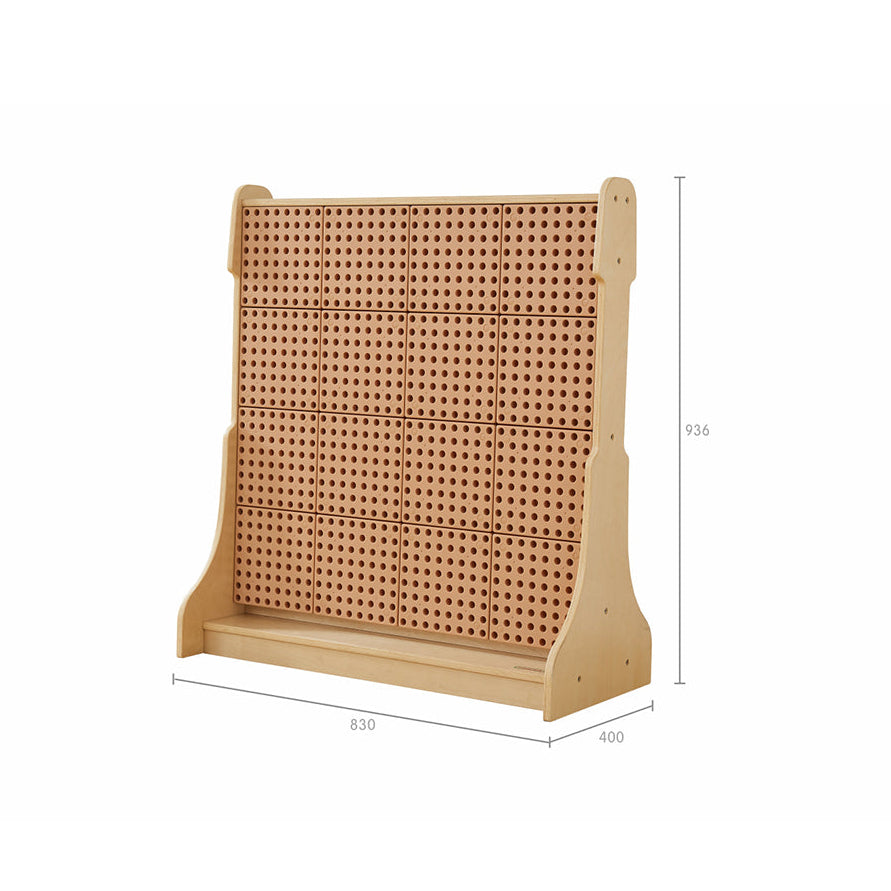 Interactive two-sided STEM board designed for young children