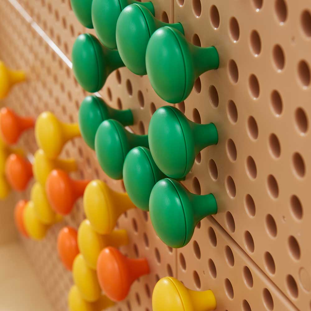 Preschool STEM panel supporting hands-on motor skill development