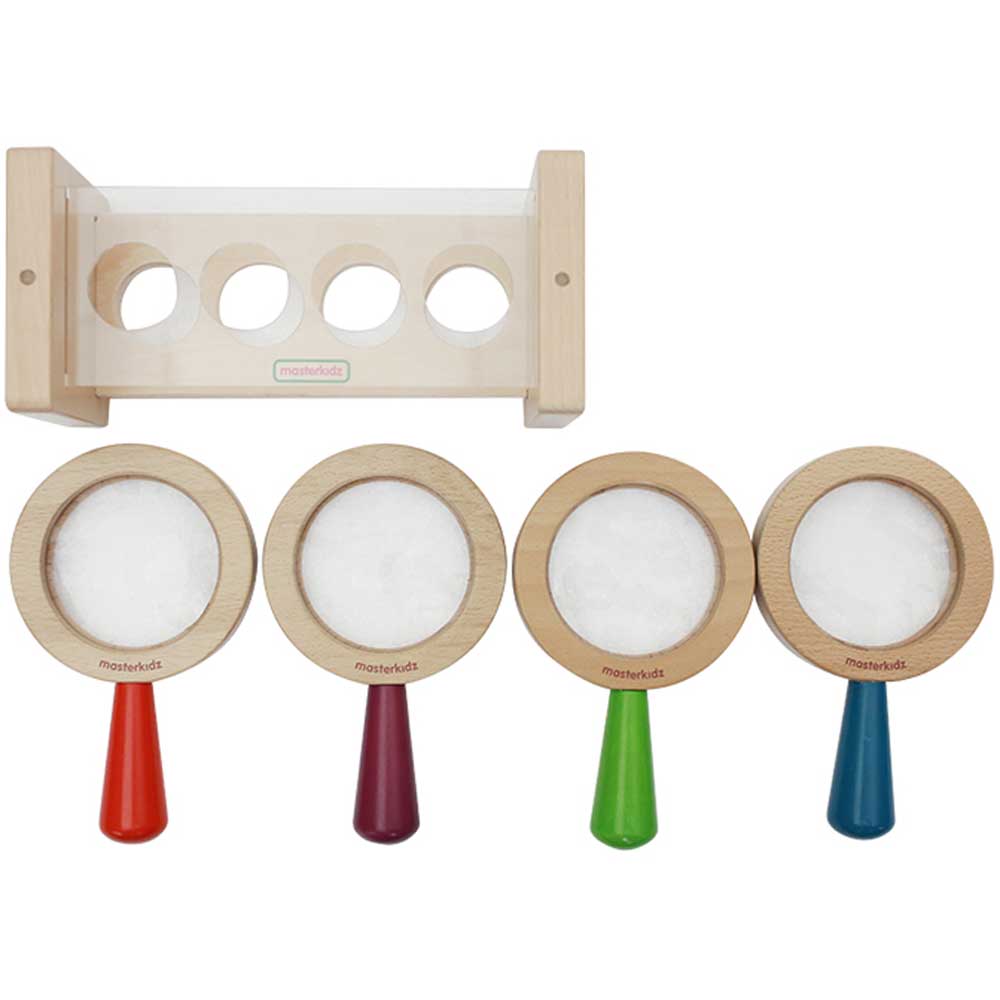 Wooden magnifiers for early STEM and discovery learning