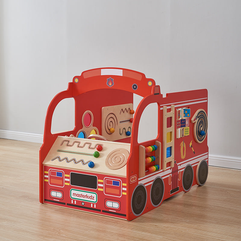 Masterkidz Fire Engine Dramatic Play set in preschool for emergency rescue role play