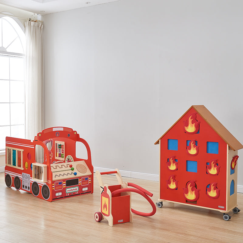 Masterkidz Fire Engine playset – fosters teamwork, social skills, and emergency response imagination
