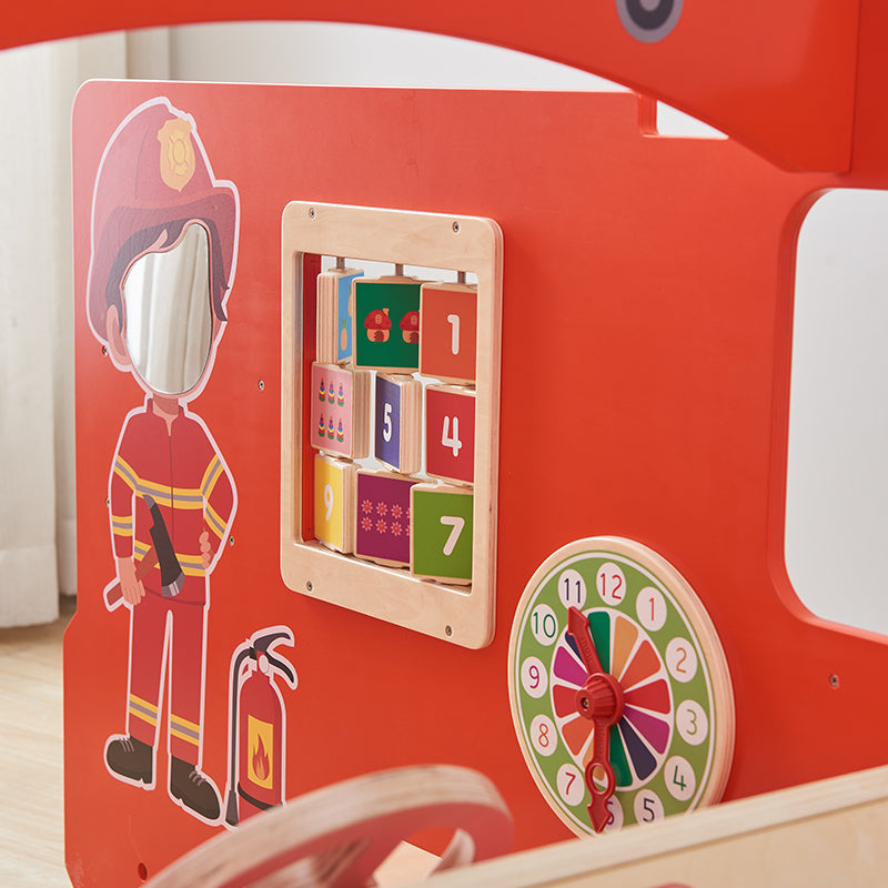 Masterkidz Fire Engine playset – fosters teamwork, social skills, and emergency response imagination