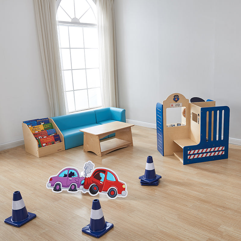 Child-safe wooden role play set