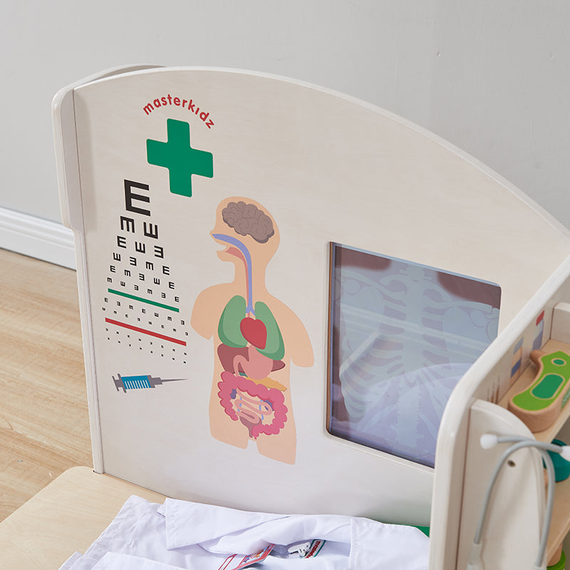 Masterkidz healthcare role play set – fostering imagination and social skills in preschoolers, made with safe, durable wooden materials