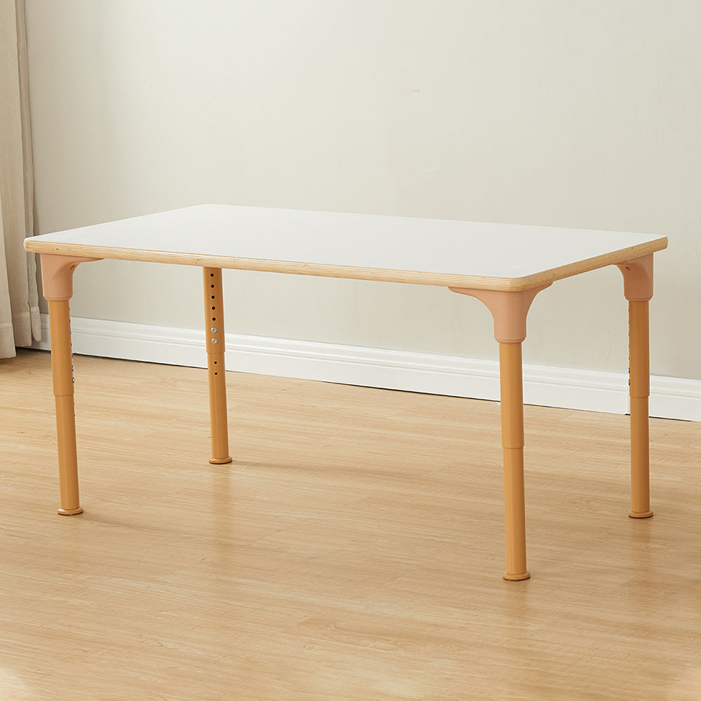 Masterkidz Adjustable Rectangular Kids Study Desk – Metal Legs, 380-580mm Height