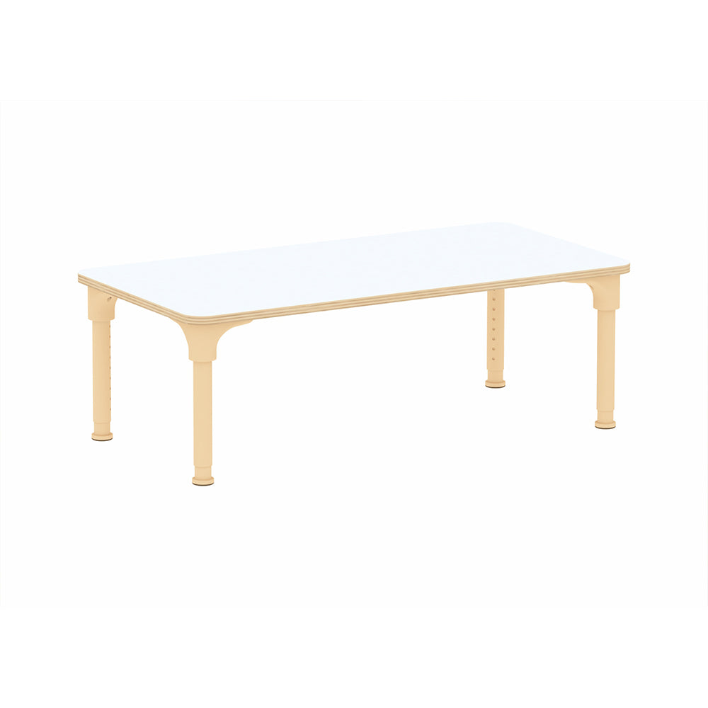 Masterkidz Adjustable Rectangular Kids Study Desk – Metal Legs, 380-580mm Height