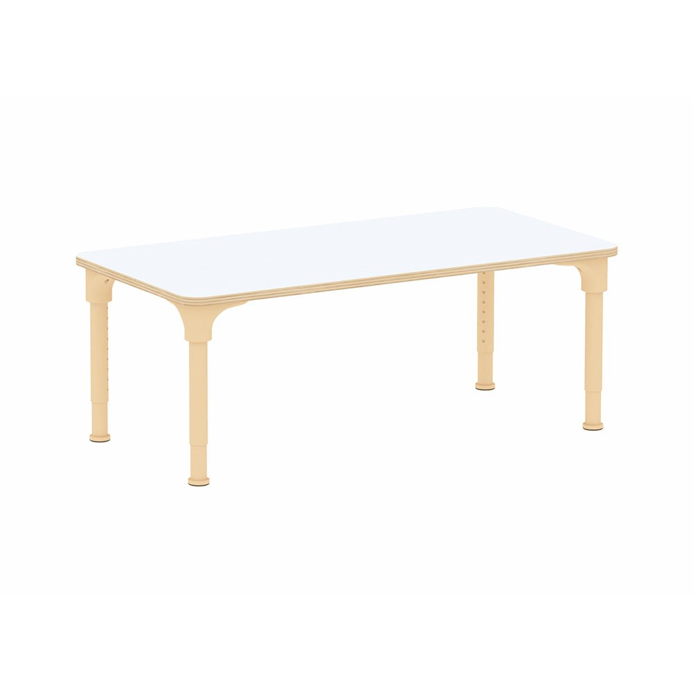 Masterkidz Adjustable Rectangular Kids Study Desk – Metal Legs, 380-580mm Height
