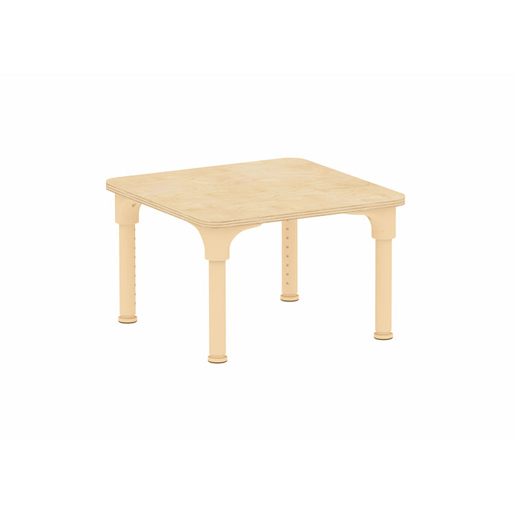 Masterkidz Alec Series Adjustable Square Kids Desk – Metal Legs, 380-580mm Height