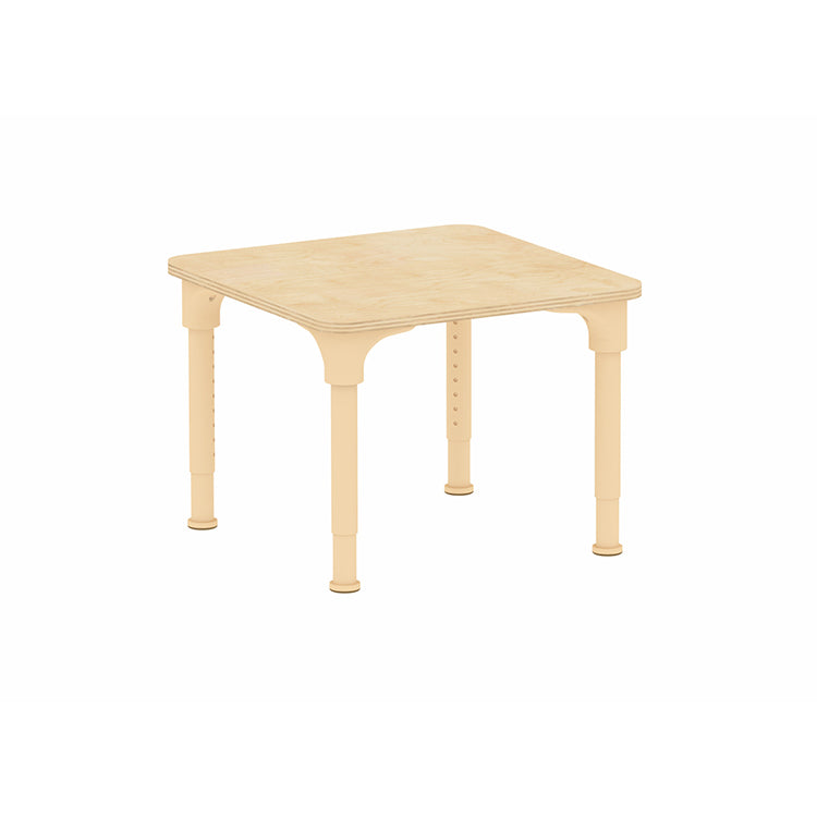 Masterkidz Alec Series Adjustable Square Kids Desk – Metal Legs, 380-580mm Height